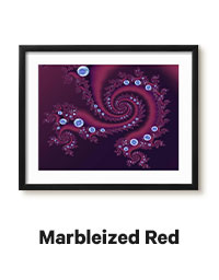 Marbleized Red by Fractalicious