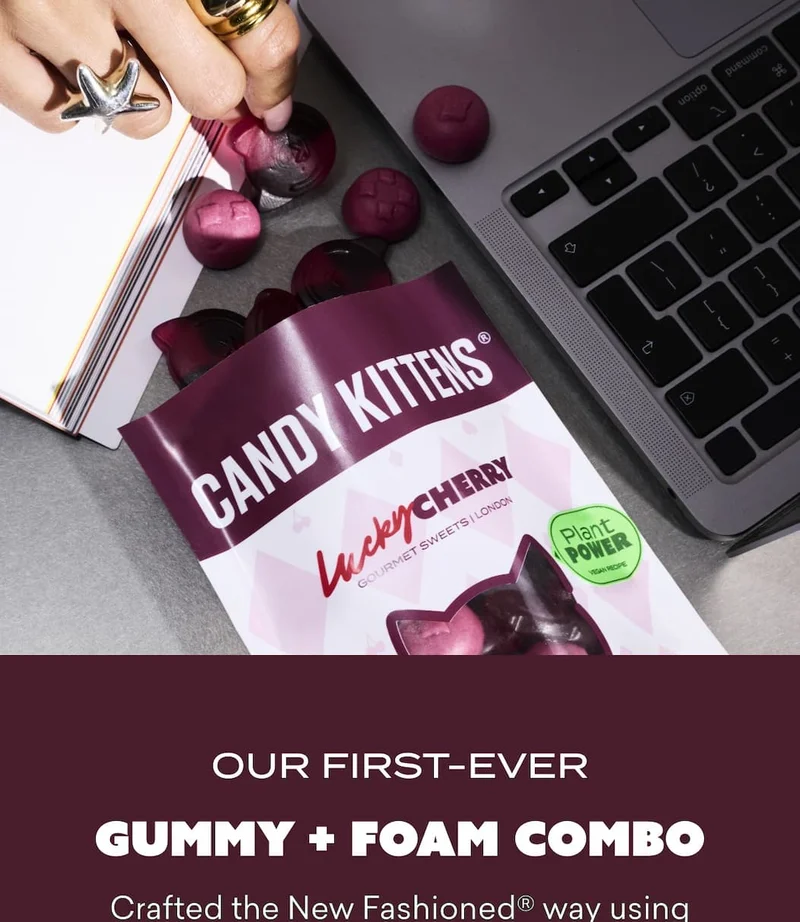 Our first-ever gummy + foam combo.