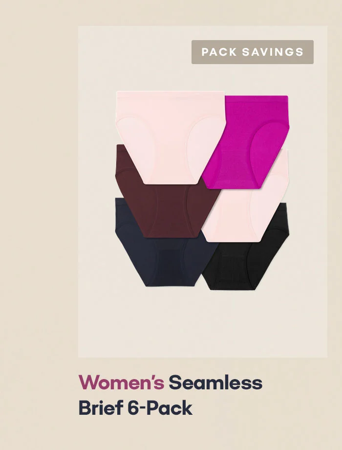 PACK SAVINGS | Women's Seamless Brief 6-Pack