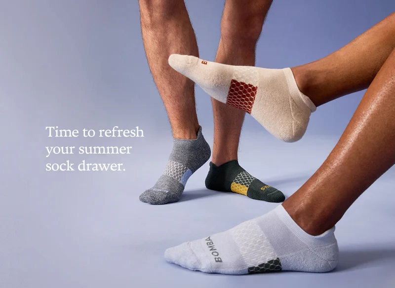 Time to refresh your summer sock drawer.