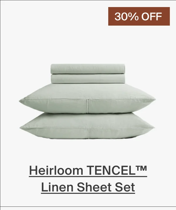 30% Off Heriloom Tencel Linen Sheet Set