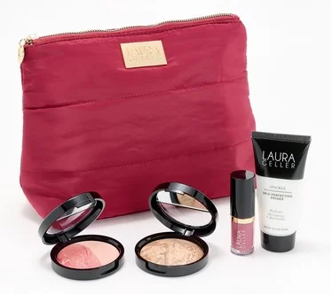 Laura Geller Hydrate & Glow 4-Piece Collection with Bag