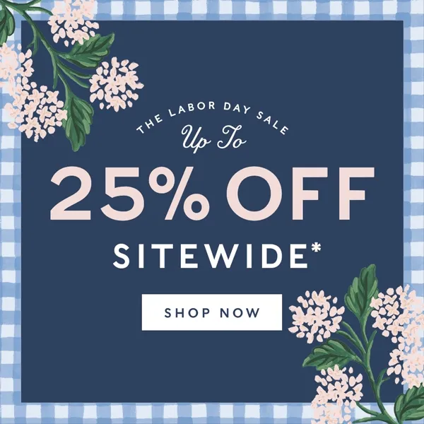 Up to 25% Off Sitewide