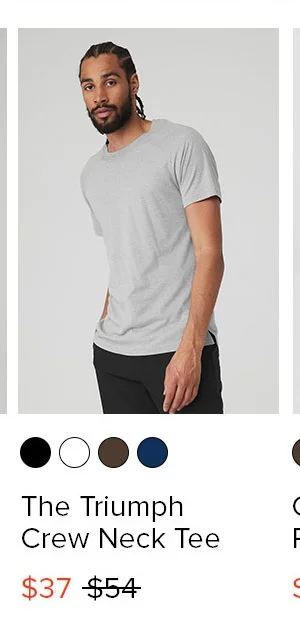 The Triumph Crew Neck Tee - grey