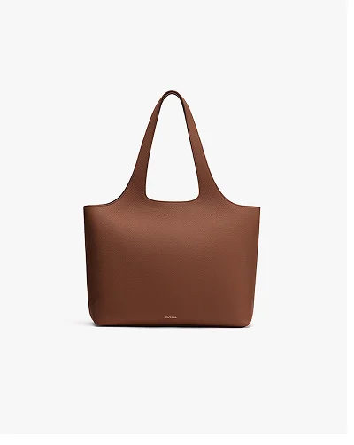 System Zipper Tote 16-Inch Dark Chestnut