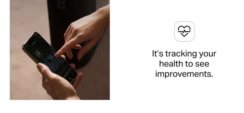 It’s tracking your health to see improvements.