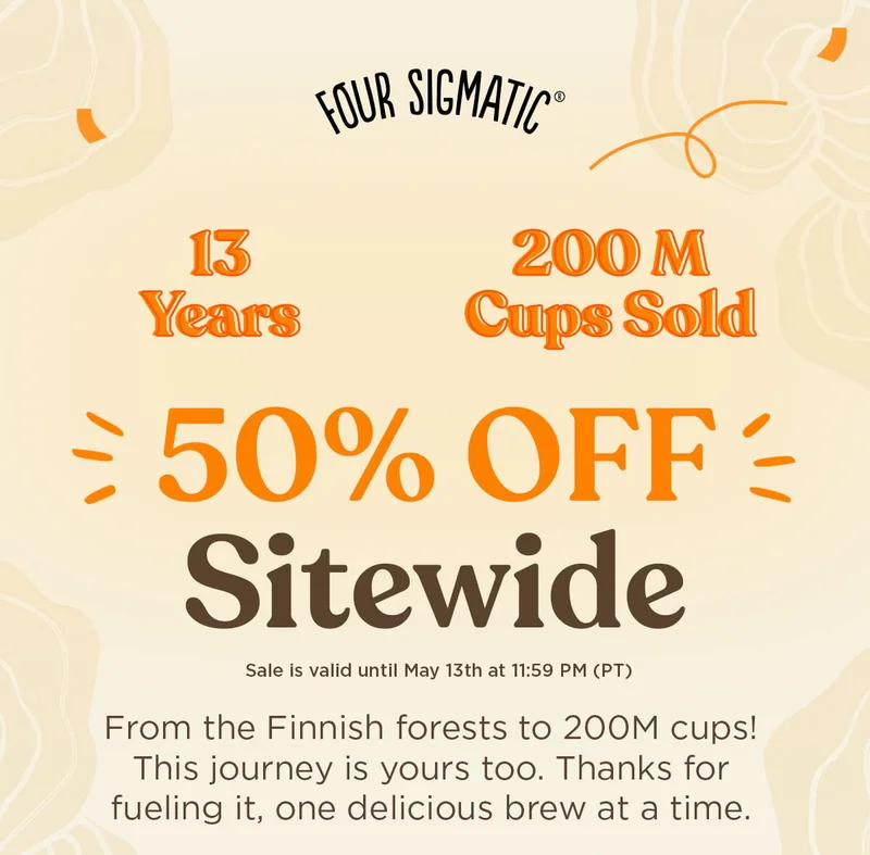 Birthday Sale: 50% OFF Sitewide