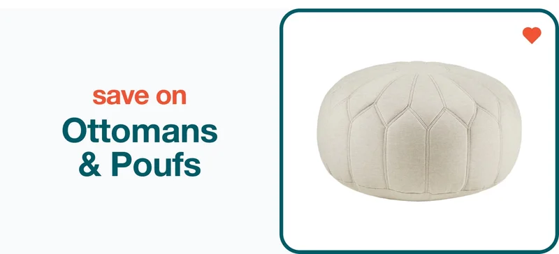 Save on Ottomans & Poufs