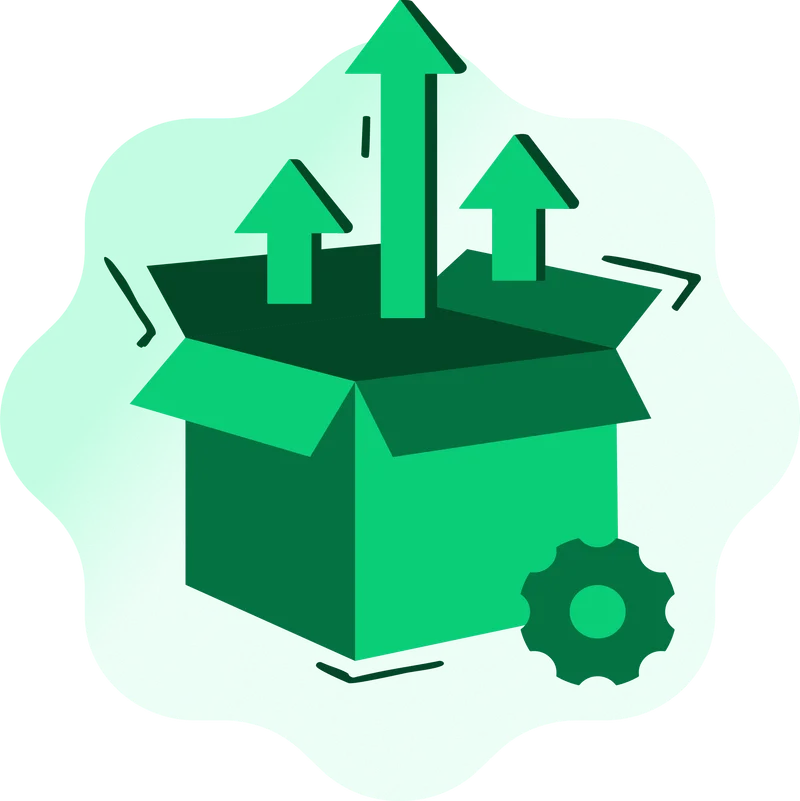 Graphic of shipping box