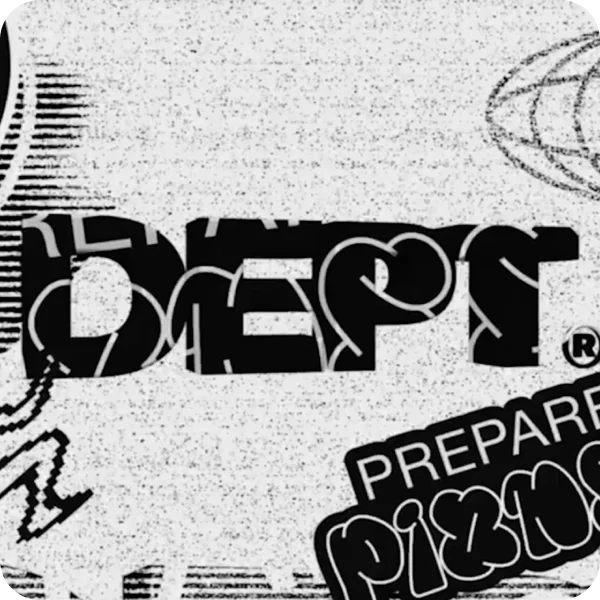 DEPT black and white logo