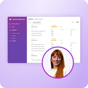 Interface with speaker image