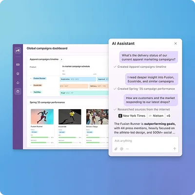 Interface with Airtable Assistant pop-up