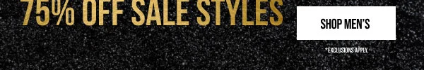 Up to 75% off Sale Shop Men's