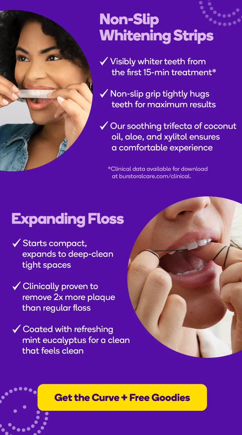 burst oral care curve sonic toothbrush