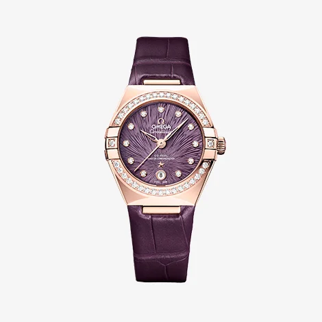 Constellation 29 mm with purple dial