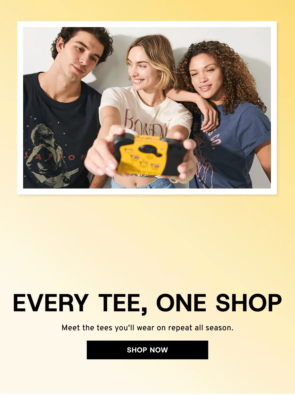 Every Tee, One Shop - Shop Now