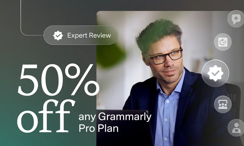 50% off a year of Grammarly Pro