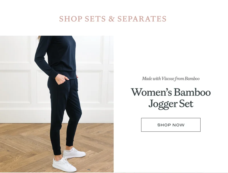 Shop The Women's Bamboo Jogger Set