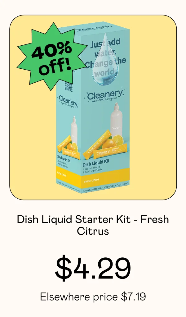 Dish Liquid Starter Kit - Fresh Citrus
