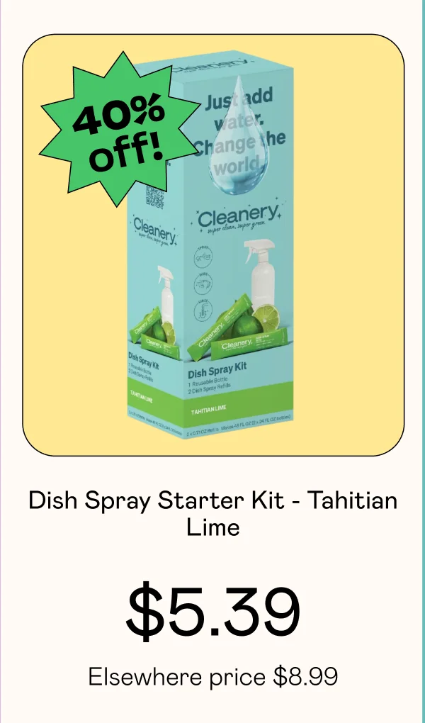 Dish Spray Starter Kit - Tahitian Lime