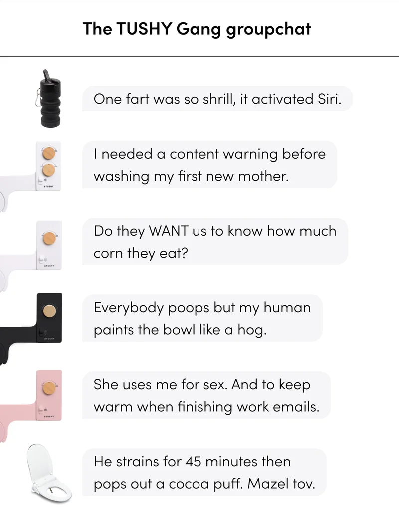 THE TUSHY GANG GROUPCHAT