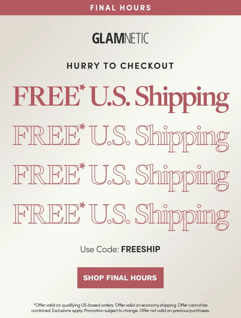 Last chance to get free shipping with the code FREESHIP today