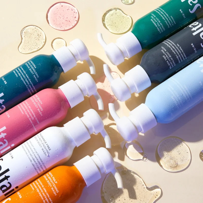 Free travel size body wash on orders $30+