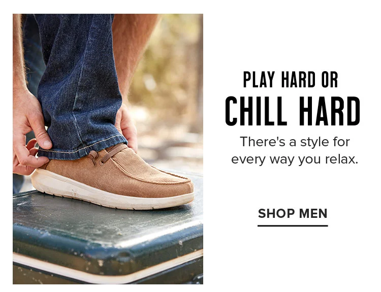 PLAY HARD OR CHILL HARD | SHOP MEN