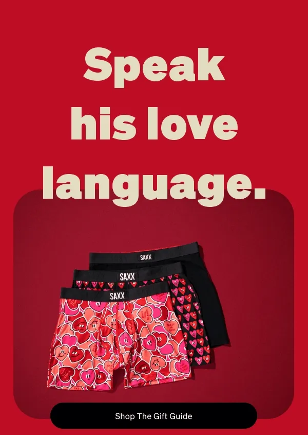 Speak his love language.