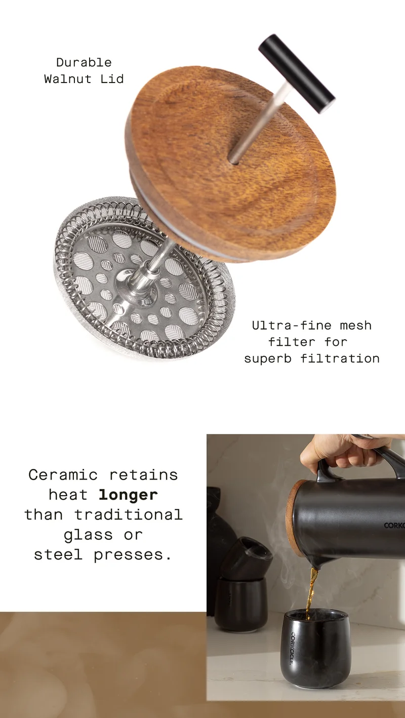 NEW Ceramic French Press