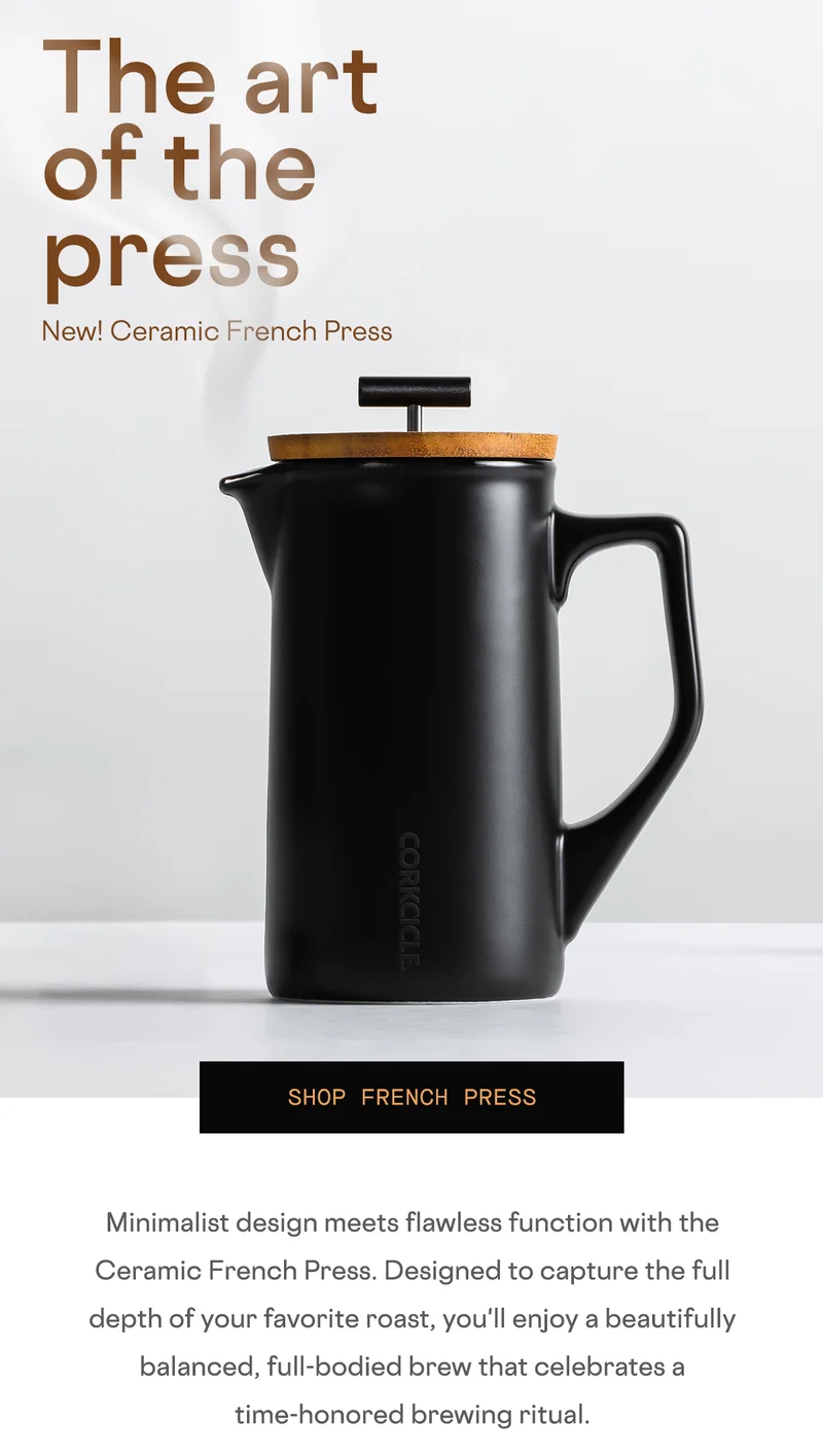 NEW Ceramic French Press