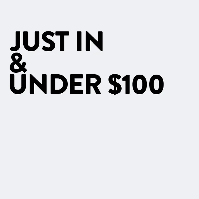 Just in and under $100.