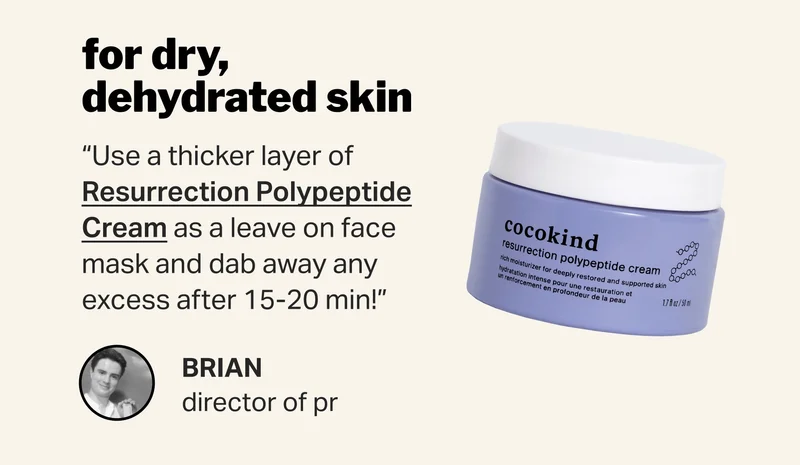 for dry, dehydrated skin - resurrection polypeptide cream
