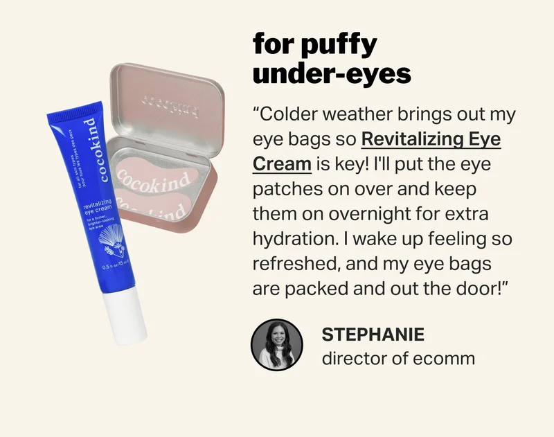 for puffy under-eyes - revitalizing eye cream