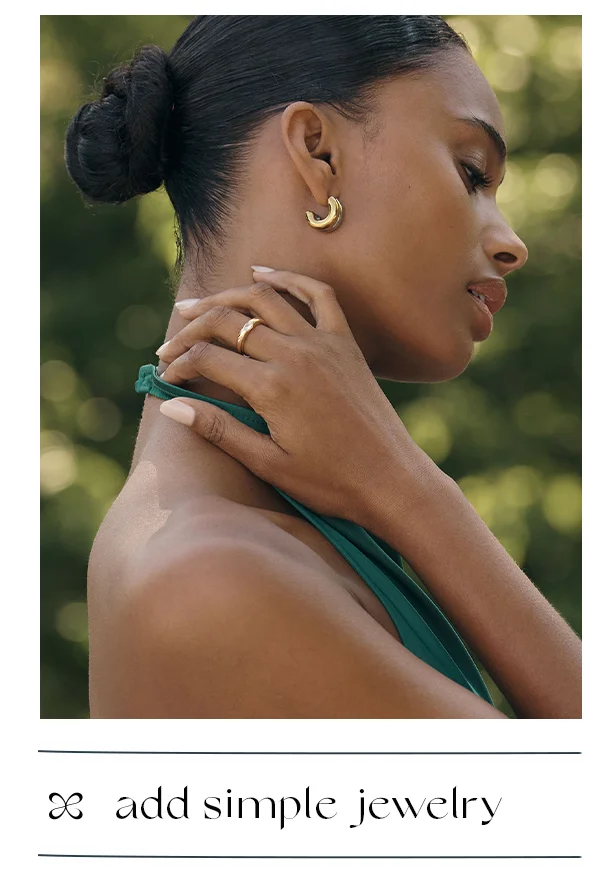 add simple jewelry