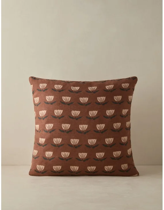 Janna Linen Pillow by Sarah Sherman Samuel-Square