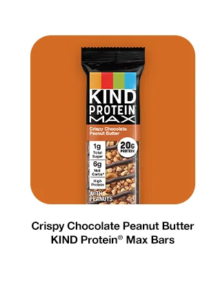 Crispy Chocolate Peanut Butter Bars KIND Protein MAX Bars