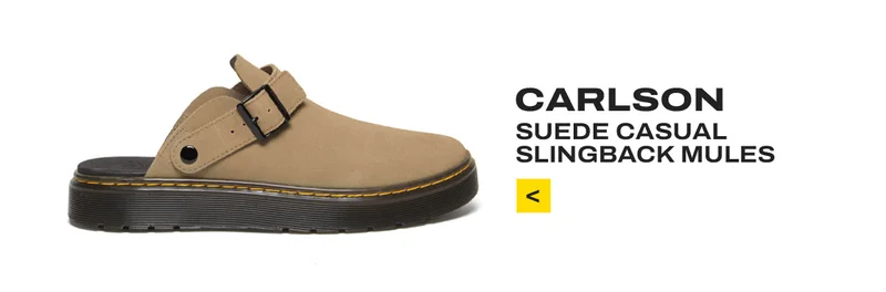 Carlson Suede Casual Slingback Mules