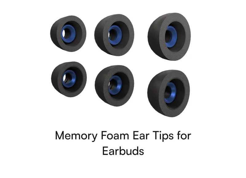 Memory Foam Ear Tips for Earbuds