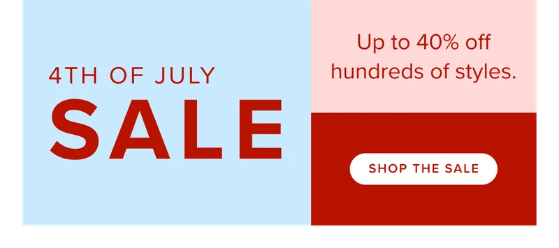 Shop the sale.