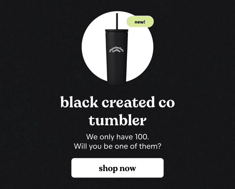 black travel cold cup. NEW.