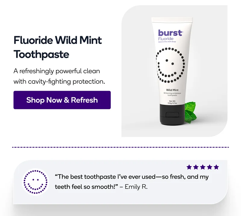 burst oral care toothpaste