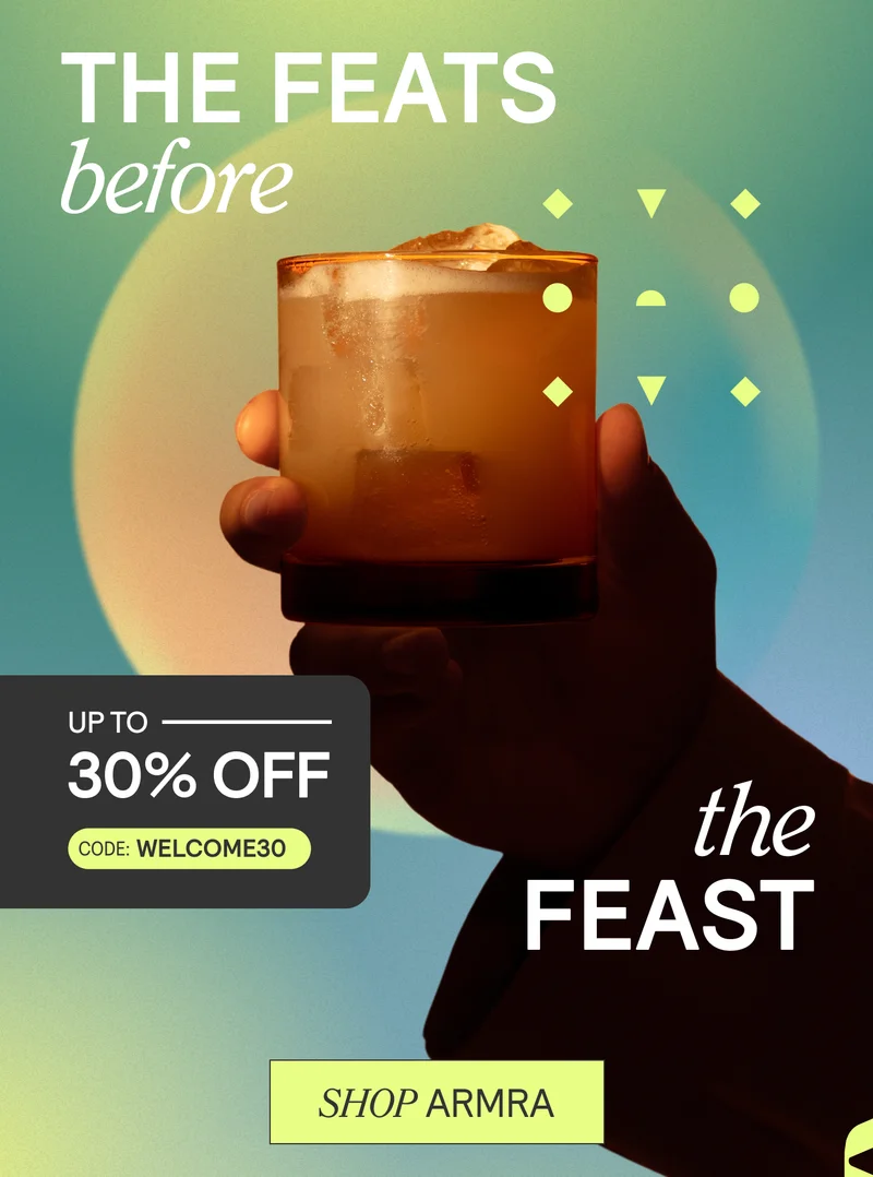 The Feats Before The Feast. Up to 20% Off. Code: MYREVIVAL20. Shop ARMRA