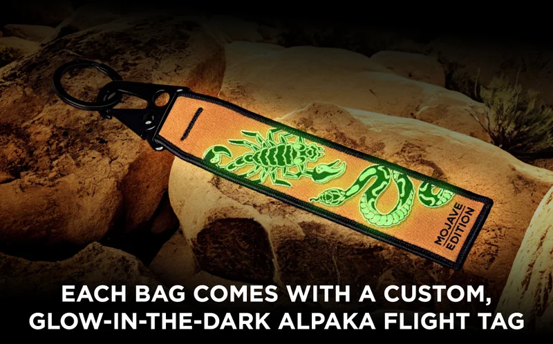 glow-in-the-dark flight tag