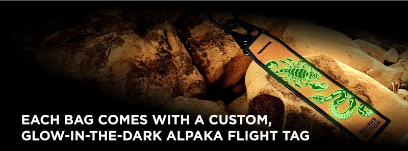 glow-in-the-dark flight tag