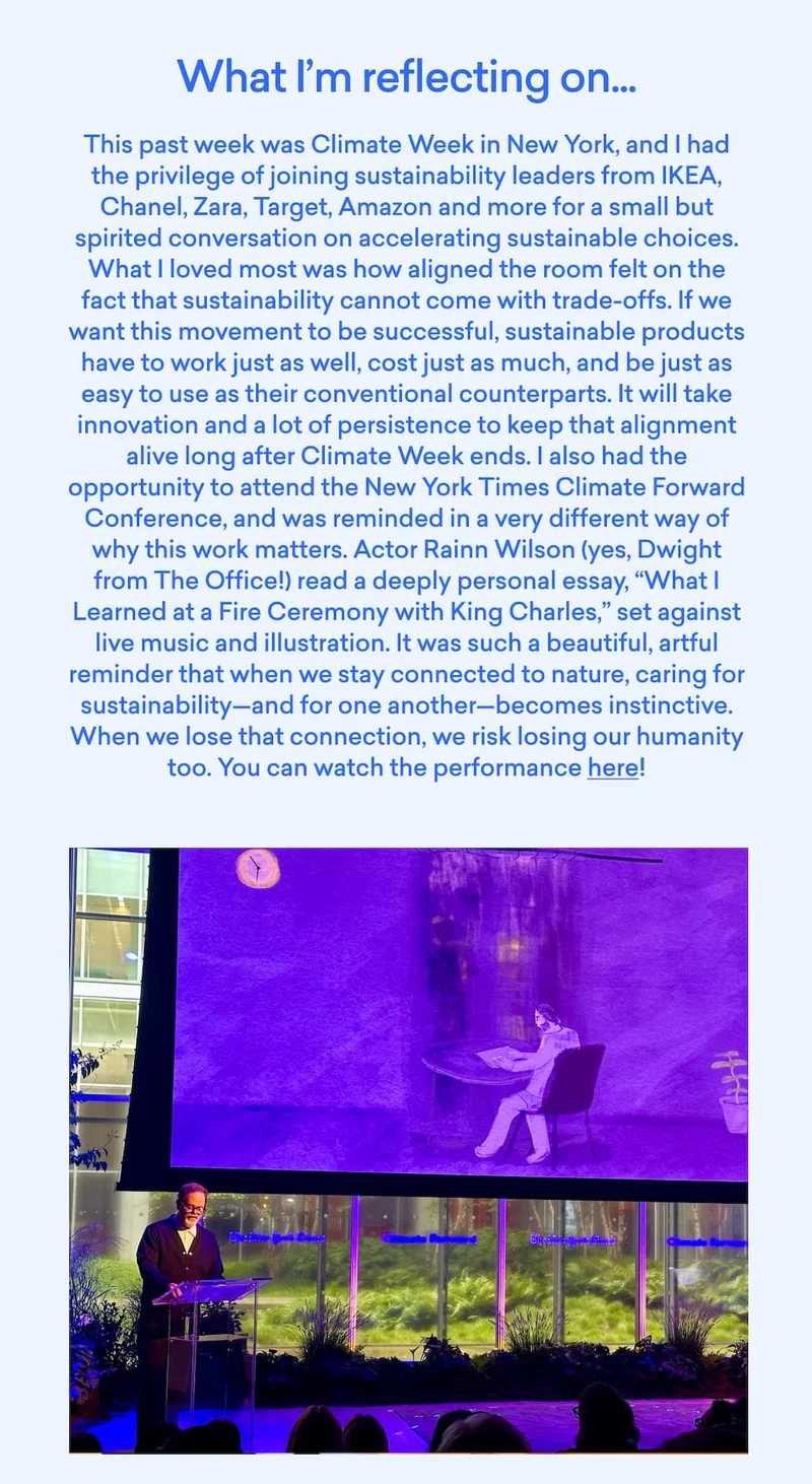 What I'm reflecting on..