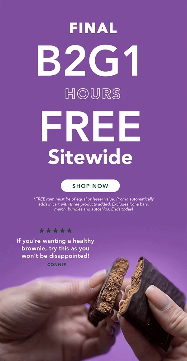 Buy any two items, get the third free