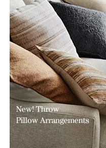 new! throw pillow arrangements