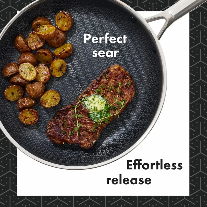 Perfect sear. Effortless release