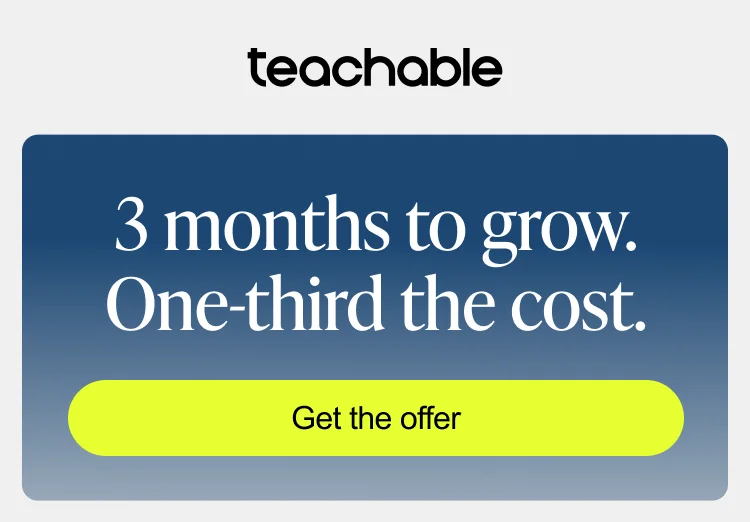 3 months to grow. One-third the cost.